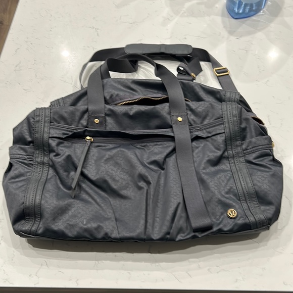 lululemon athletica Bags Gray Lululemon Duffel Poshmark